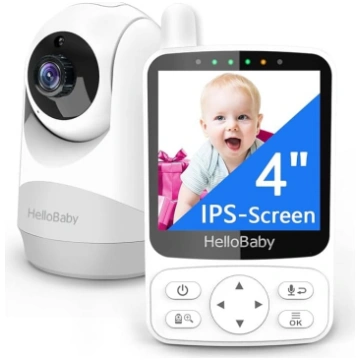 HelloBaby bērnu monitors ar kameru, 29 stundu akum