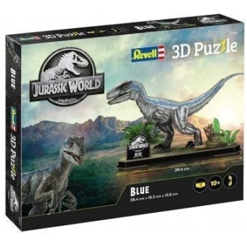 Revell 3d Puzzle Jurassic World Velociraptor Blue,