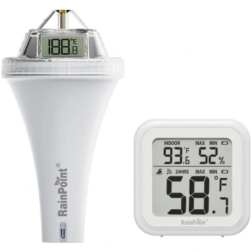 RainPoint Pool Thermometer HCS565ARF+HCS015T2H