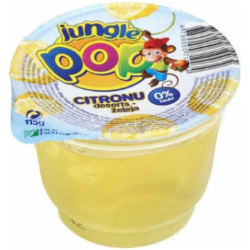 Želeja Jungle Pop, citronu 115g