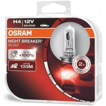 Automašīnas spuldzes Osram Night Braker Silver H4,