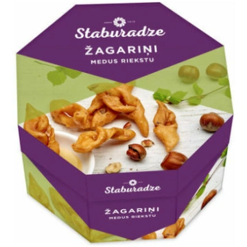 Cepumi Žagariņi medus, riekstu 400g, Staburadze