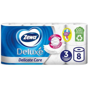 Zewa PAPER WC ZEWA DELUXE WHITE 3PLY 8PCS 15089959