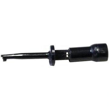 Clip-on probe | hook type | 3A | black | Plating: 