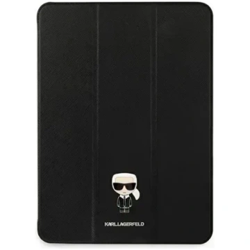 Karl Lagerfeld Metal Saffiano grāmatas tipa vāciņš