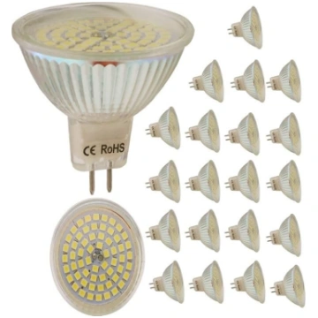 Mengjay Pack of 20 MR16 3 W LED spuldzes auksti ba