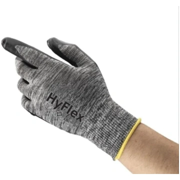 Darba cimdi Ansell HyFlex 11-801, pelēka krās., 9