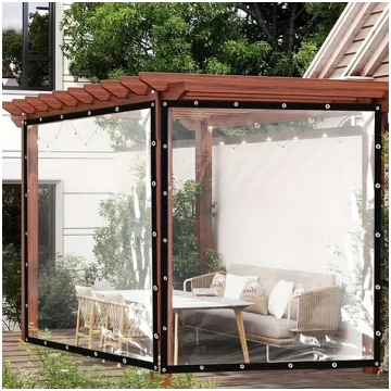 Caurspīdīgs ūdensizturīgs āra telts tents, 100 * 2