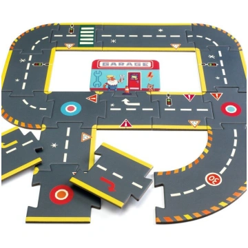 DJECO Crazy motors, Lielizmēra puzle auto trase - 