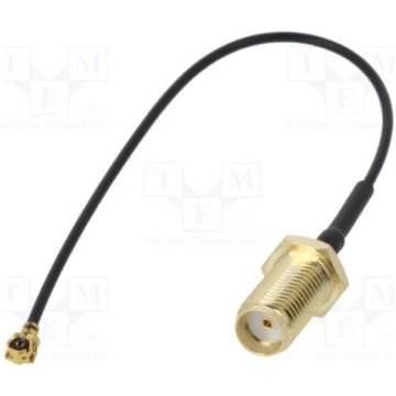 ; Antenna adapter; SMA-B socket,IPEX; straight,ang