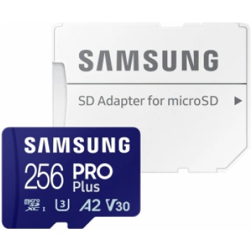Atmiņas karte Samsung PRO Plus microSD 256GB + Ada
