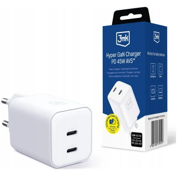 3MK Hyper Charger PD 45W GaN USB-C strāvas adapter