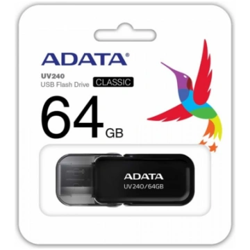 UV240 64GB USB2.0 Black ( AUV240 64G RBK ) USB Fla