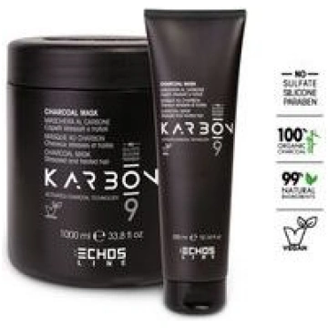 Echosline KARBON 9 ogļu maska, 300ml | 23810