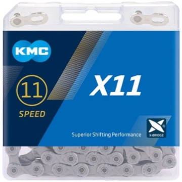 Ķēde - KMC X11R Grey - BX11RGY14 - 11 ātrumi, 1/2"