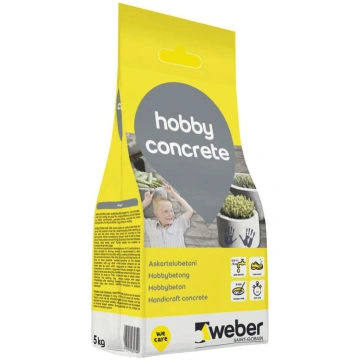 Cementa java rokdarbiem weber HobbyConcrete, 5KG