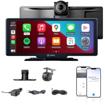 10,26 collu bezvadu CarPlay un Android automašīnas