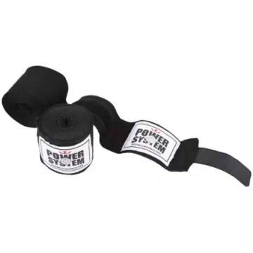 POWER SYSTEM Boxing Wraps. Black
