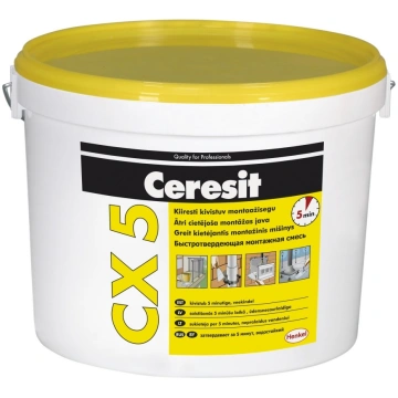 Cements 5kg Ceresit CX5 montāžas