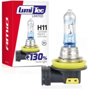 Halogen spuldze H11 12V 55W LumiTec LIMITED +130%