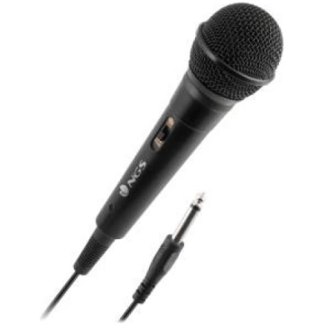 NGS Microfono Vocale Wired Singer Fire Cavo 3m Ner