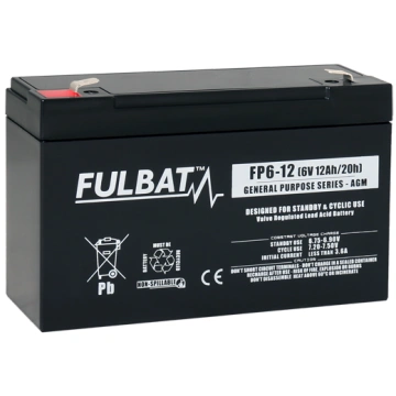 FULBAT AGM-FP 6V-12Ah akumulators Burrel 42944
