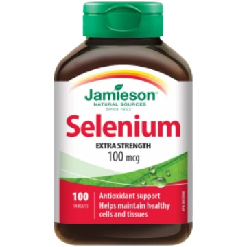 JAMIESON SELENIUM 100 mcg, tabletes, 100 gab