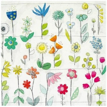 Museums amp; Galleries Karnet kwadrat Floral Patte