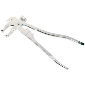 Wheel balance weight pliers