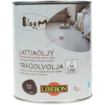 Grīdas eļļa Bloom 1L melna