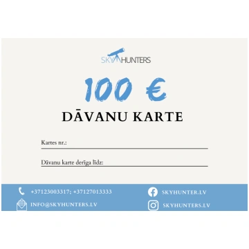 Dāvanu karte - 100 eiro Skyhunters LV100GC