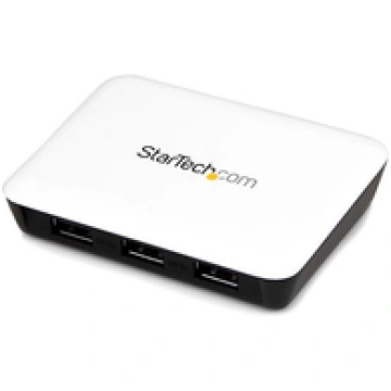 StarTech.com 3 Port USB 3.0 Hub with Gigabit Ether