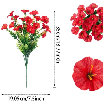 Outdoor Artificial Fake Flower Simulation Green Pl