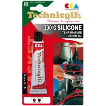 Augstas temperatūras silikona hermētiķis 20 ml, Te