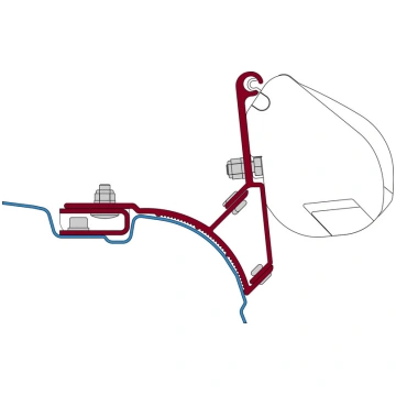 Fiamma adapter for VW-T5 Multivan or Transporter f