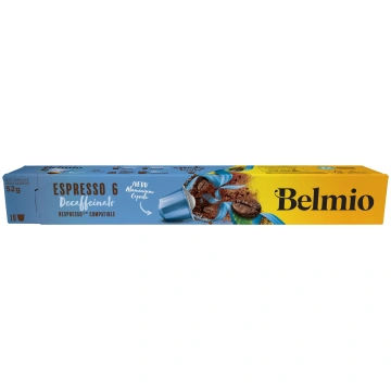 Kafijas kapsulas Belmoca Espresso 6 Decaffeinato, 