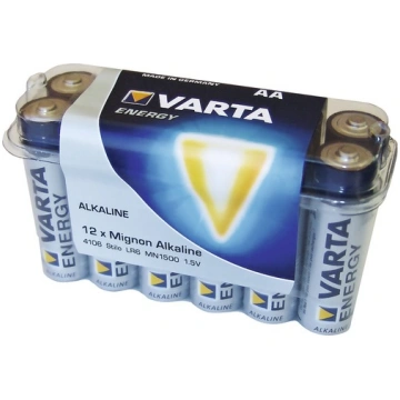 4106/12 AA Baterijas VARTA Energy box Alkaline 12g