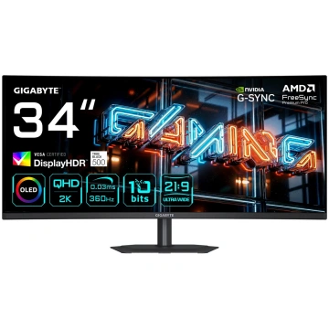 GIGABYTE MO34WQC36 34 collu izliekts spēļu monitor