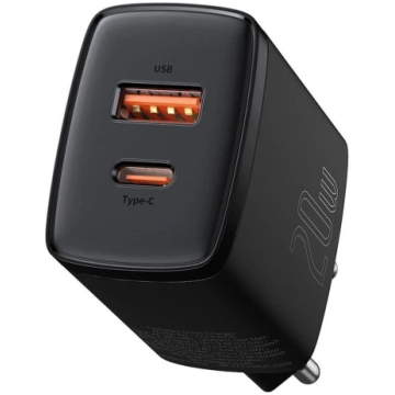Baseus CCXJ-B01 ātrais lādētājs USB/USB Type-C 20W