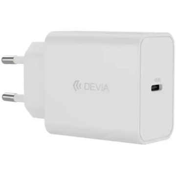 Devia sienas lādētājs Rocket PD 45W 1x USB-C balts