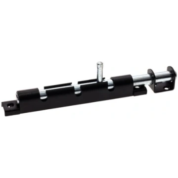 Aizbīdnis 100x16mm, melns 85742 5907708125545