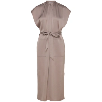 Filippa K - Belted Stand Collar Dress - izmērs 38