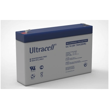 AGM ULTRACELL UL 6V 7Ah akumulators