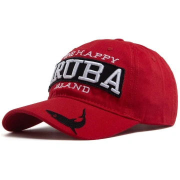New Aruba Letter With Shark Embroidery Baseball Ca