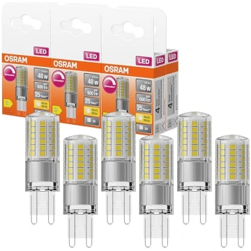 Osram LED PIN LED spuldze caurspīdīga plastmasas 4