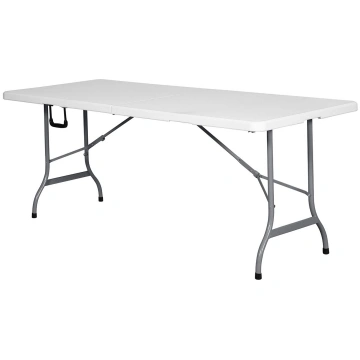 Saliekams āra galds, 180×75 cm, balts