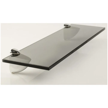 Plaukts Stikla Serviss 40x12 cm, pelēks Stikla Ser