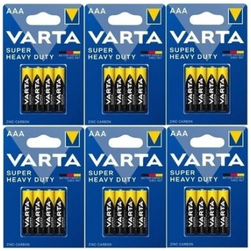 Varta īpaši izturīgas AAA baterijas, 24 gab