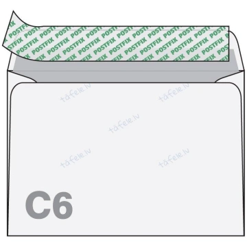 Aploksnes Postfix C6 RH 114x162mm 1 gab. Bong