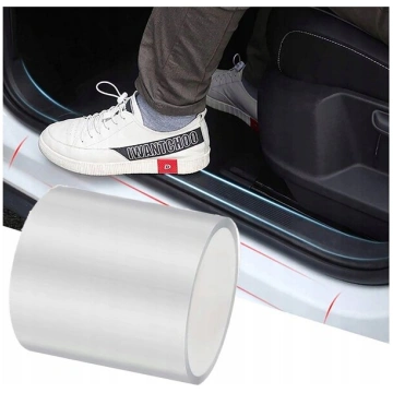 Automobiļu durvju sliekšņu aizsargplēve 70mm x 5m